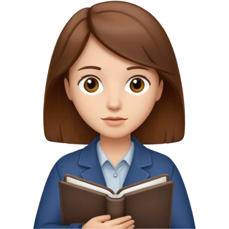 writer with notebook emoji