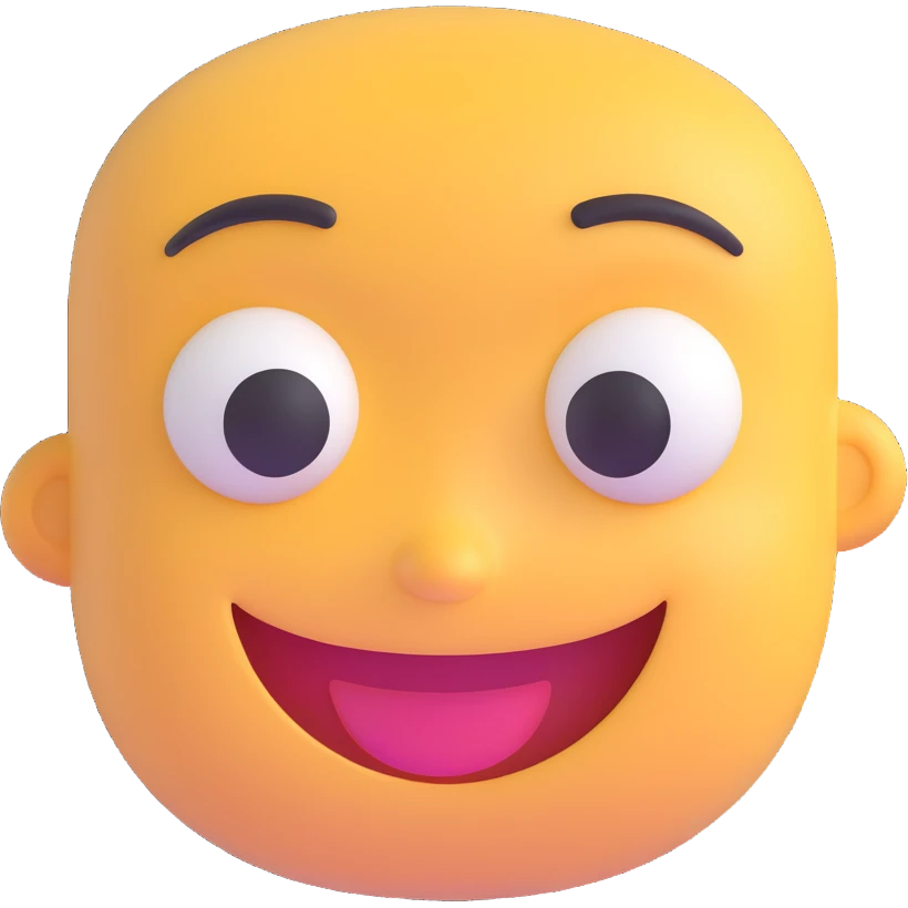 a smiling face emoji