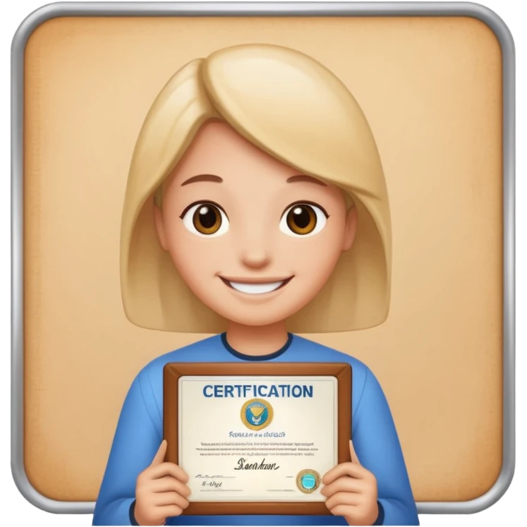 Certification tiktok emoji