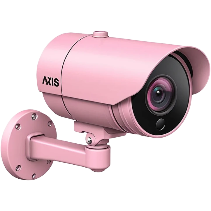 Security Camera pink Axis P1346-E emoji