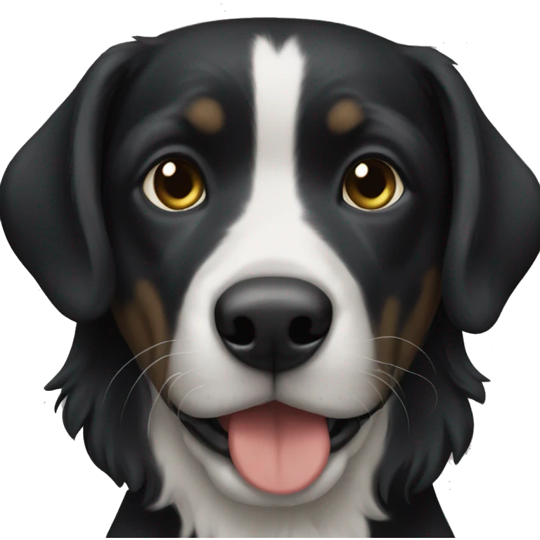 Perro negro emoji