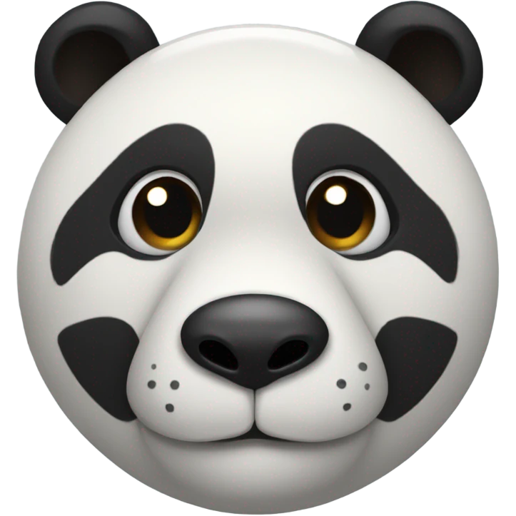 An panda with snout emoji