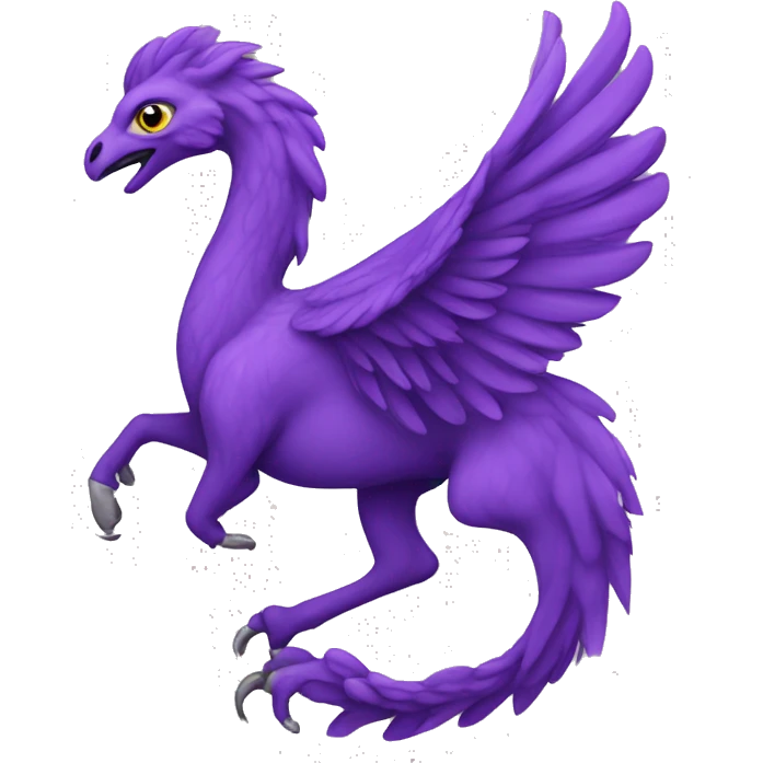 Simorgh, violet, original  emoji