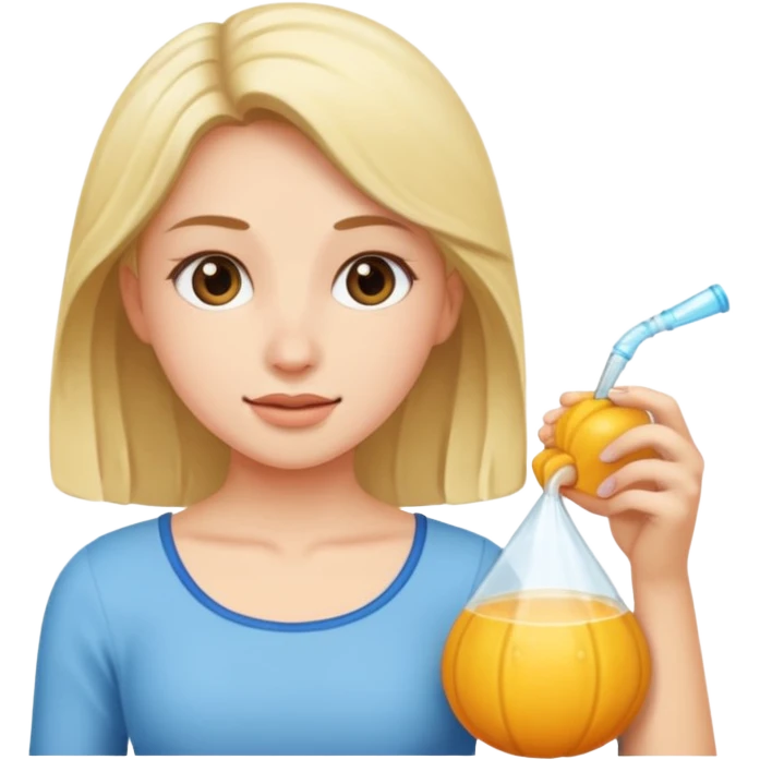 girl doing pumpsi emoji