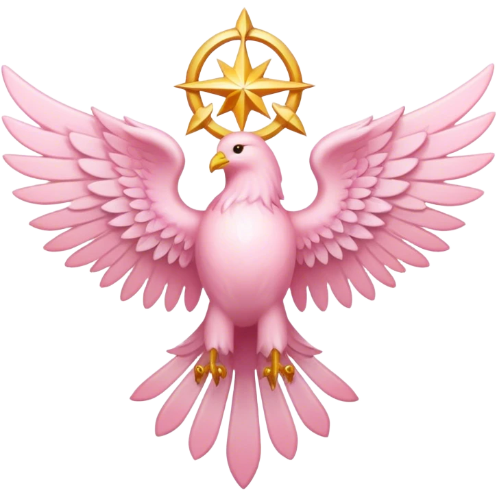seraphim's emblem light pink emoji