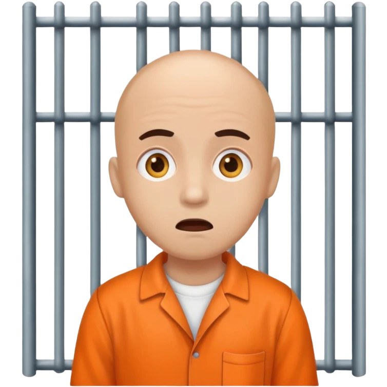 surprised prisoner emoji