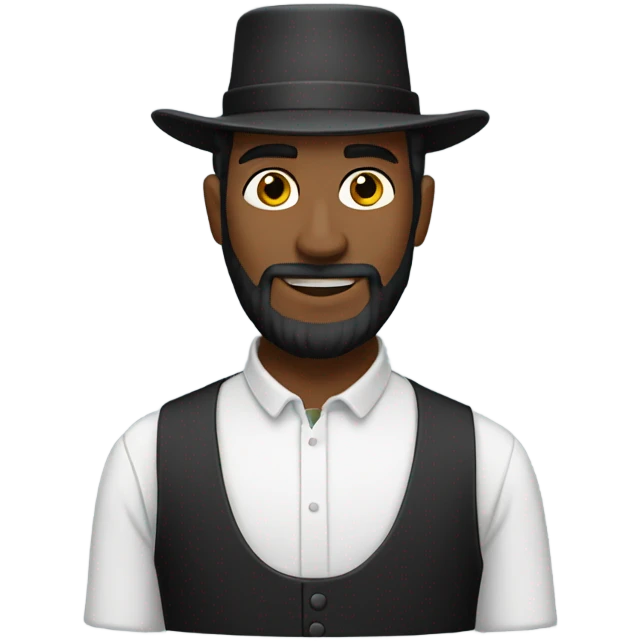 Amish just beard emoji