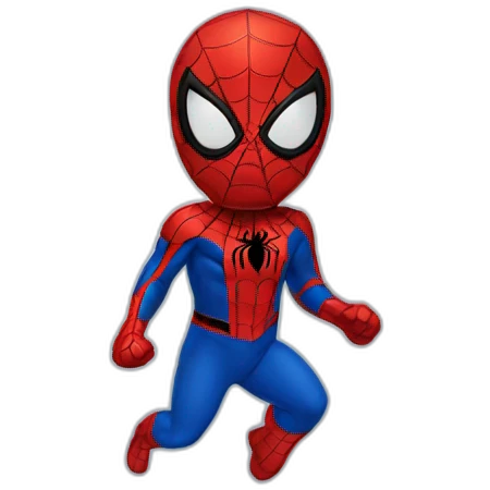 Spiderman in the winter  emoji