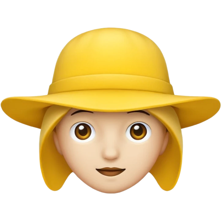 yellow hat emoji