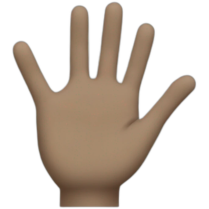 hi hand emoji