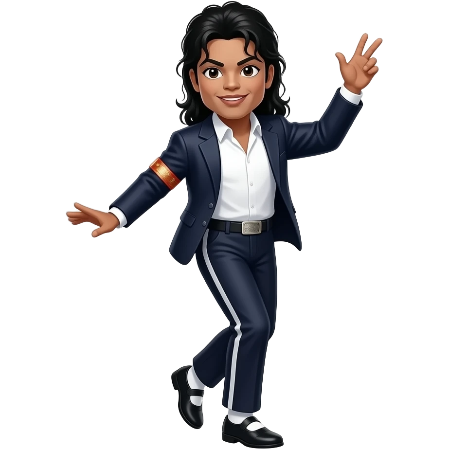 Michael Jackson tanzt wie ein moonwalker emoji