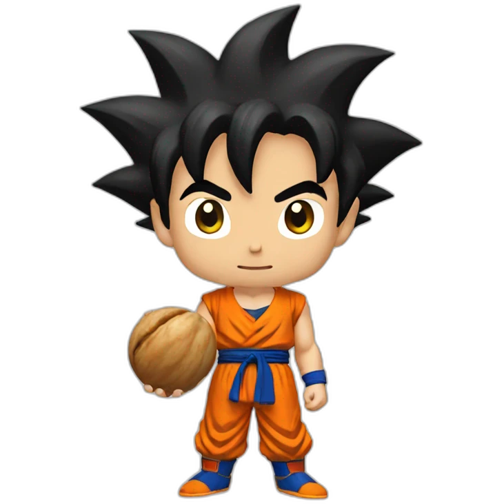 goku holding nuts emoji