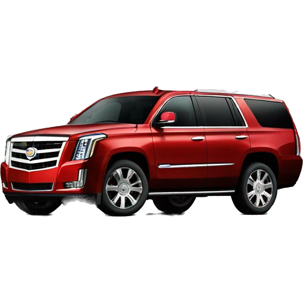  camouflage style red white and black, Cadillac Escalade emoji