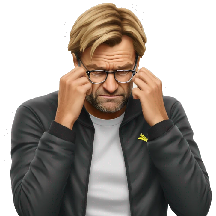 Jurgen Klopp facepalm emoji emoji