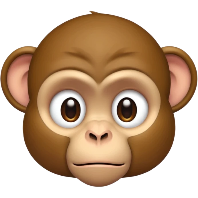 Sad monkey emoji