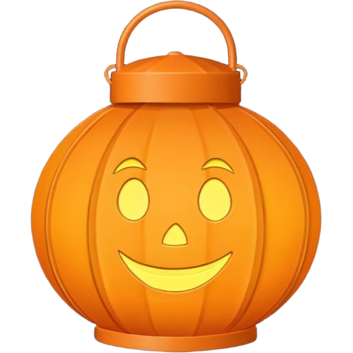 Cute Lantern Laughing emoji