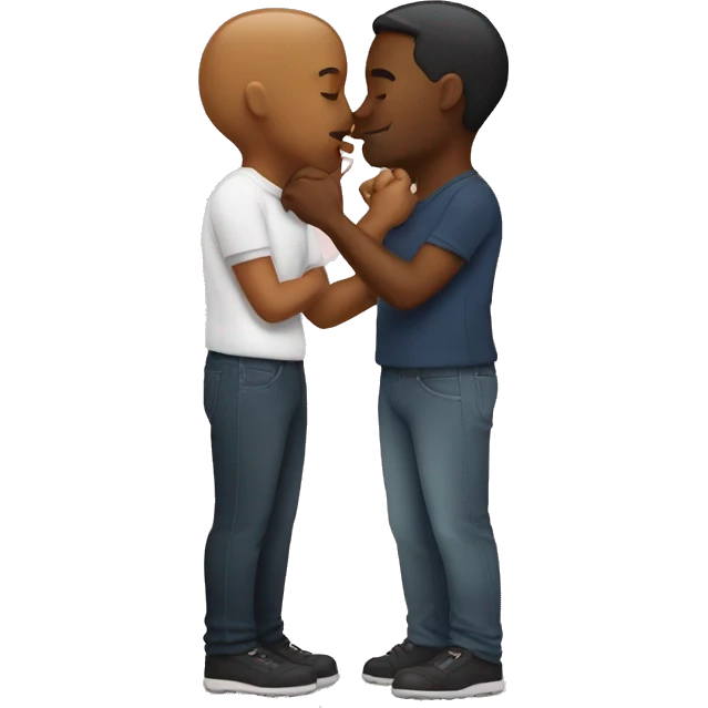 Couple kissing emoji