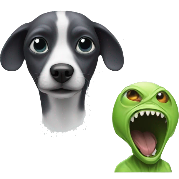 Dog And Alien emoji