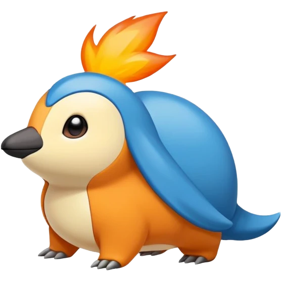 Cyndaquil Pokémon character emoji style emoji