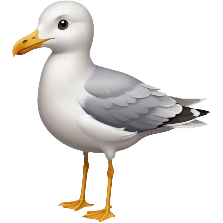 A cool seagull  emoji
