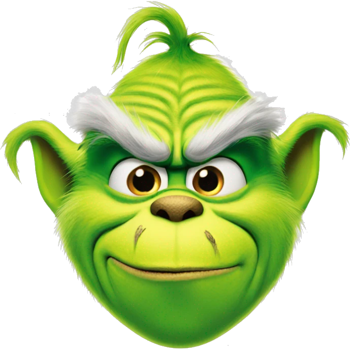 The grinch emoji