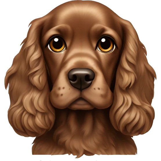 Cocker spaniel Brown  emoji