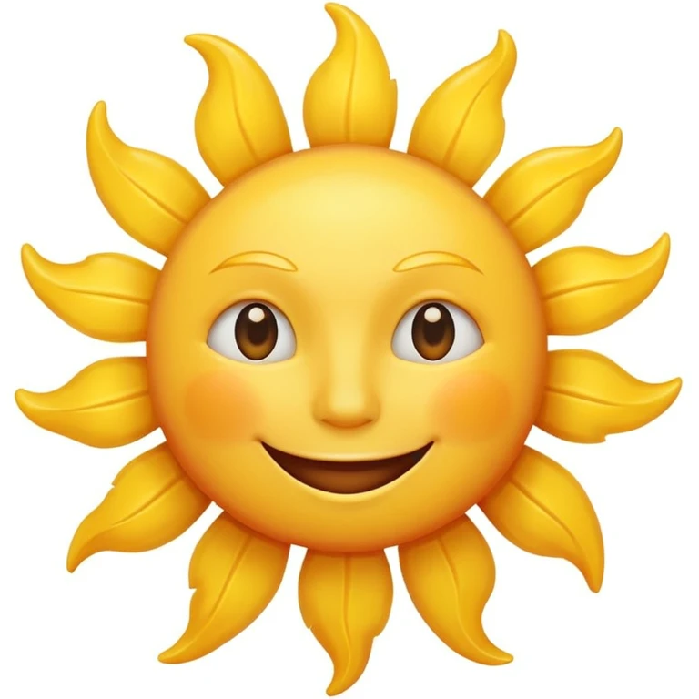 smiling sun emoji