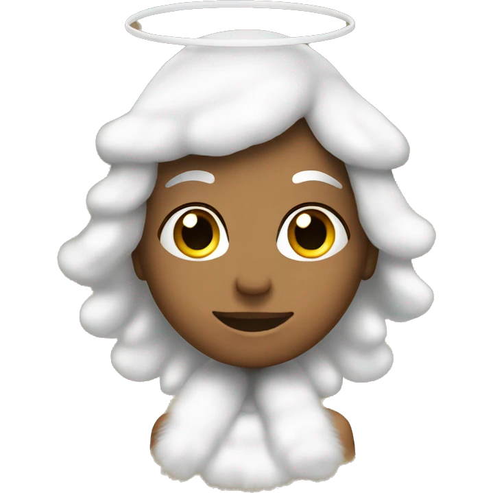 Christmas with angel on top emoji