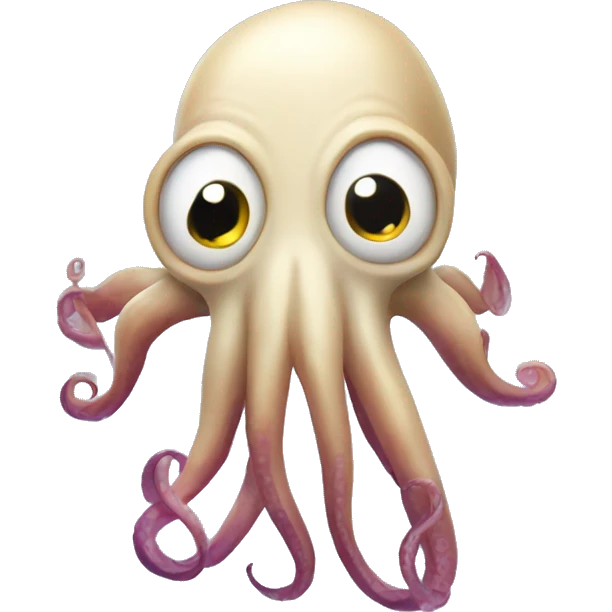 surprised squid emoji
