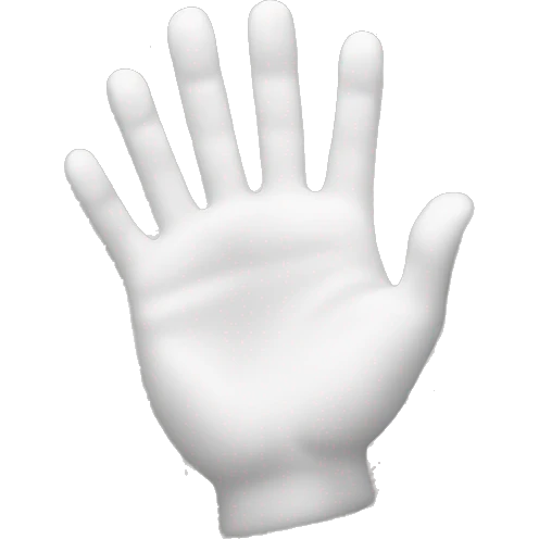 Emoji with hand out emoji