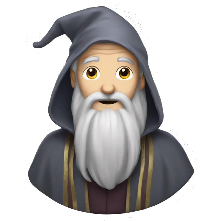Grey hair wizard emoji