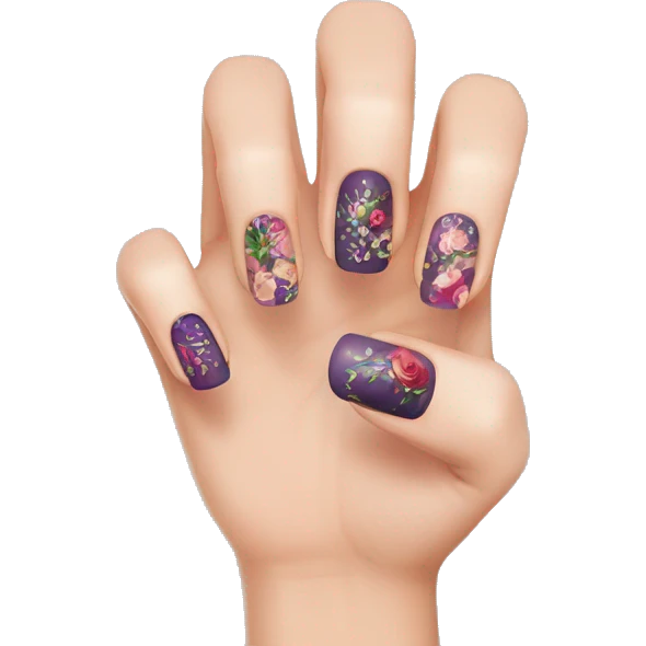 Nail designs emoji