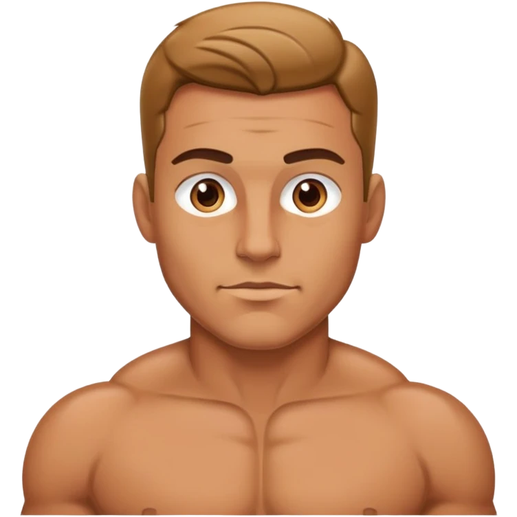man with large pecs emoji