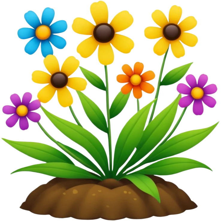 crea un emoji de un jardín emoji