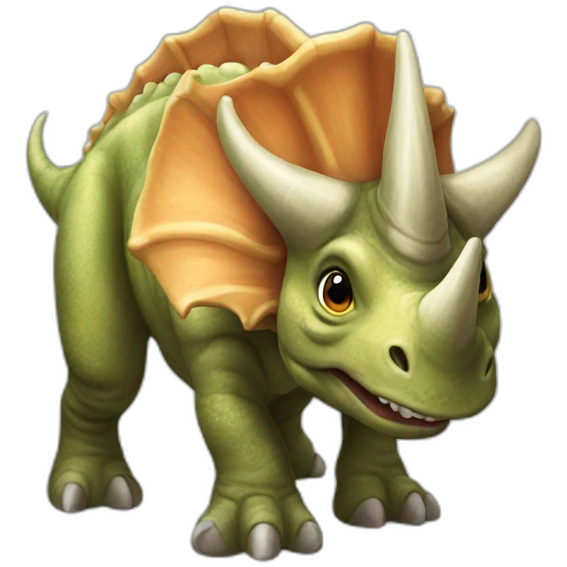 Triceratops emoji