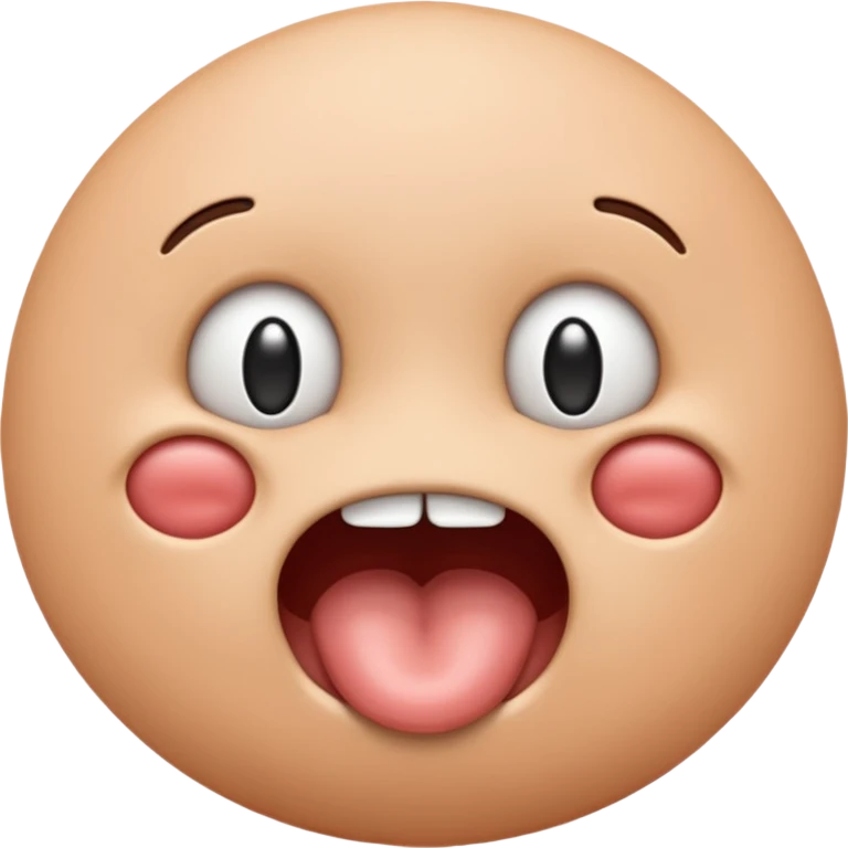 Emoji with a buthole emoji