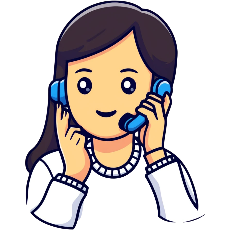 working woman on a phone call emoji