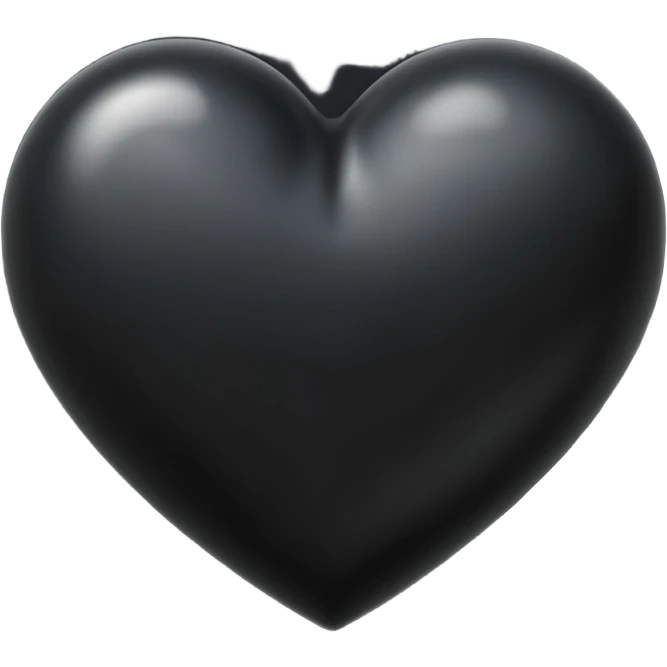 black heart emoji