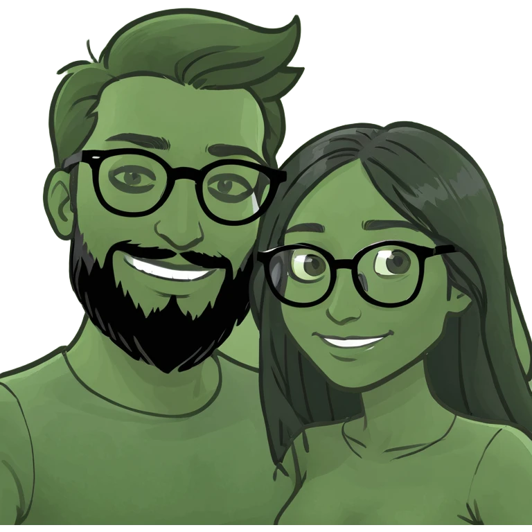 Pareja manejando moto la mujer pelo largo negro con gafas y el piloto moreno con barba, la que mujer este tomando una selfie  emoji