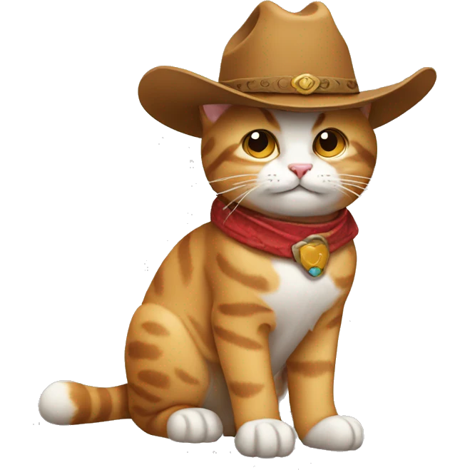 cat with cowboy hat emoji