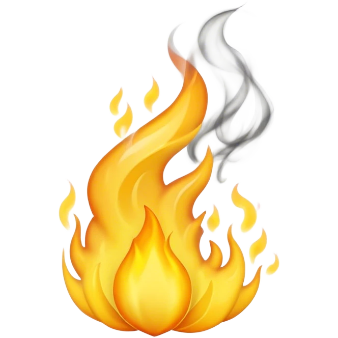 yellow flame emoji