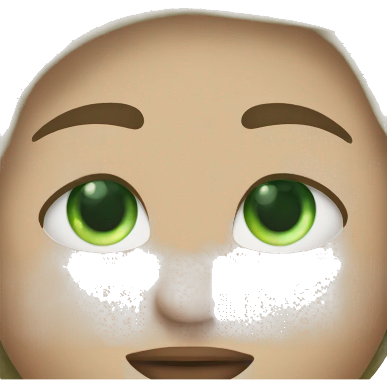 Change to green eyes emoji