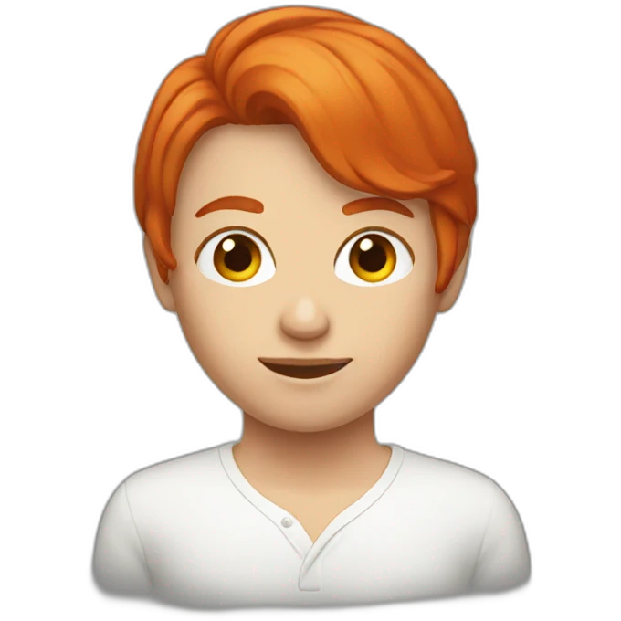 Red head emoji
