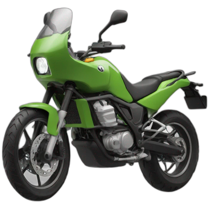 Moto virages montagne emoji