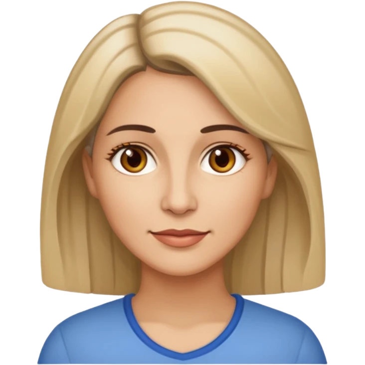 Chica con mechas de 45 años se llama Lourdes y es su santo emoji