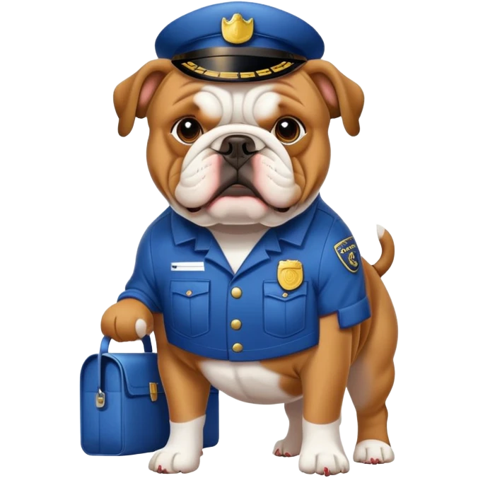 bulldog ingles adult mailman emoji