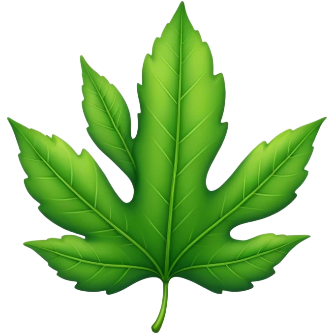 green leaf emoji
