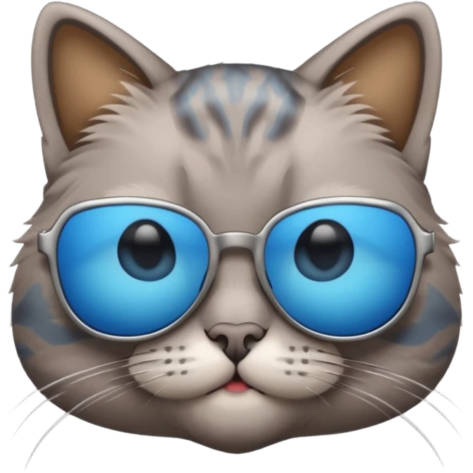Cat wearing sunglasses emoji