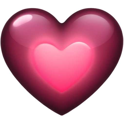 Dark femenine energy heart emoji