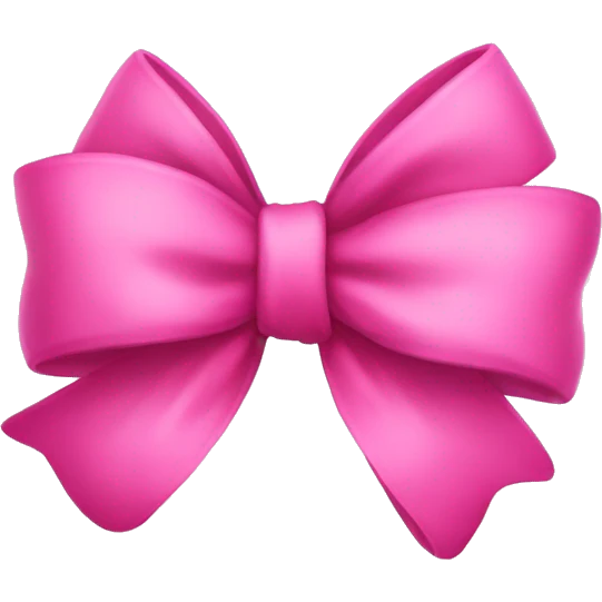 pink bow  emoji